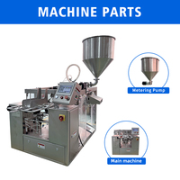 Machine de remplissage automatique de liquides en sachets Doypack pour l'eau de coco, les boissons, les jus, le sirop de chocolat, haute performance