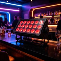 Projecteur LED PAR DMX512 pour scène, étanche aux UV, boîtier en aluminium, extérieur, KTV, discothèque, mariage, bar, personnalisation prise en charge