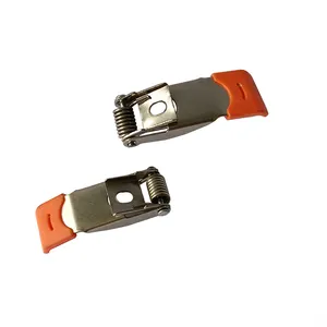 远望星工厂供应嵌入式LED面板灯弹簧夹具弹簧用钢橙色弹簧夹