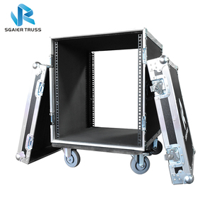 Bộ Phận Khuếch Đại Mạ Kẽm Màu Xanh/Máy Chủ/Máy Trộn Dj U Rack Case 14U Flight Case - Product Image 6