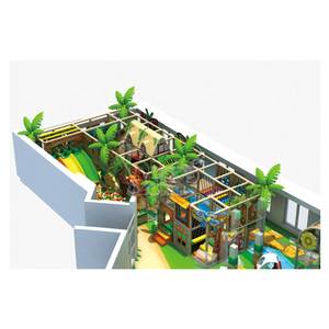 Terrain de jeux intérieur personnalisé aventure en forêt cadre d'escalade en bois sûr, cabane dans les arbres, toboggan pour jardin, centre de jeu commercial - Product Image 3