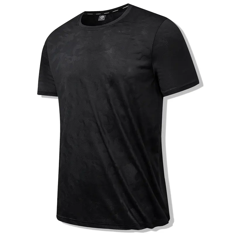 Wholesale High Quality Fitness Blank Sublimation Polyester Tshirts Mens Sport Gym T-shirt for Men