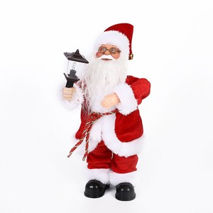 Père Noël en peluche jouet à piles danse Musical 30CM décorations de noël cadeau de vacances jouets en peluche électroniques - Product Image 2