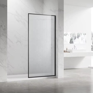 Cloison porte vitrée design minimaliste moderne écran salon aluminium salle de bain portes prix porte d'entrée cloison - Product Image 1
