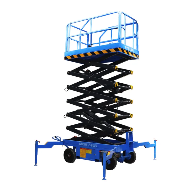 Trailer di động thủy lực Scissor Lift bảng điện để bán/Scissor Lift di động/ngoài trời Scissor Lift