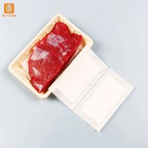 Tampon absorbant jetable personnalisé, écologique, de qualité alimentaire, pour fruits de mer, pour absorber le sang et les liquides blancs/noirs des aliments, produit respectueux de l'environnement - Product Image 5