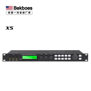 Bekboes X5 Karaoke Pre-effects KTV Professional Digital DSP Audio Effect Sound Processor Speaker management