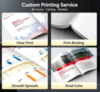 Entreprise d'impression chinoise, proposant des services d'impression pour livrets, brochures, dépliants, affiches, cartes et catalogues