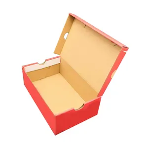 中国制造商批发带定制标志的鞋包装纸礼品盒