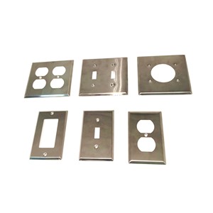 1-Gang Rectangle Duplex Electrical Outlet Wall <strong>Switch</strong> Kit PC Receptacle Face Plates Covers <strong>Light</strong> <strong>Switch</strong> Cover 10A 125V For US - Product Image 5