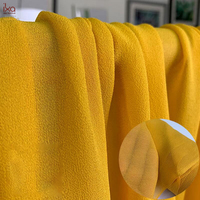 Tissu en Georgette de Soie Blanc Teignable 10MM, Voile Léger en Mousseline pour Robe, Écharpe, Blouse, Vêtement Personnalisé
