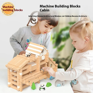Blocs de construction à mortaise et tenon Lu Ban pour l'éducation précoce des enfants construction d'assemblage de petits architectes de jouets en bois - Product Image 5