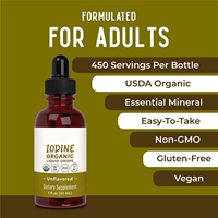 Gouttes de Iodure de Potassium Végétaliennes Anti-Radiation Personnalisées OEM, Liquide Oral pour Soutenir la Santé de la Thyroïde, Compléments Alimentaires, Déconseillé aux Femmes Enceintes