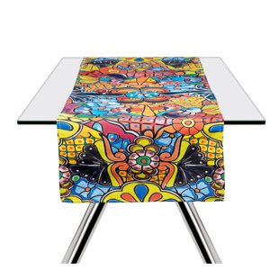 Chemin de table Excelsa Acapulco en coton 45x140 cm multicolore - Product Image 2
