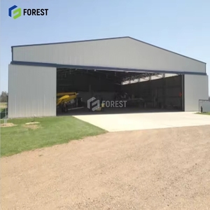 Hangar Prefabricado de Acero Pesado para Aviones con Servicios de Soldadura y Corte para Clima Tropical - Product Image 1