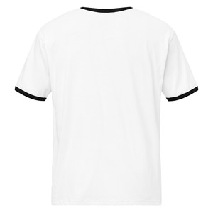 T-Shirt Unisex in Jersey 100% Cotone con Collo a Contrasto - Design Semplice con Logo, Tessuto 300g - Product Image 2