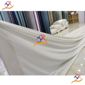 أبيض اللون الثقيلة المخملية الأنيقة/القطيفة ستارة المسرح الستائر - Product Image 4