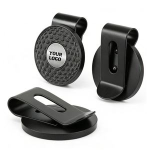 Clips Magnéticos Personalizados de Metal para Gorras y Sombreros con Diseño de Pelota de Golf - Product Image 1