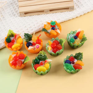 Modelo de batido de frutas en miniatura simulado, juguete de comida, colgante de frutas <span class=keywords><strong>para</strong></span> hielo raspado, juguete de comida hecho a mano DIY - Product Image 2