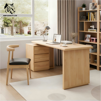 Prix de gros direct usine, personnalisable, en stock, bureau moderne en bois massif réglable pour salon, expédition immédiate, pour bureau à domicile