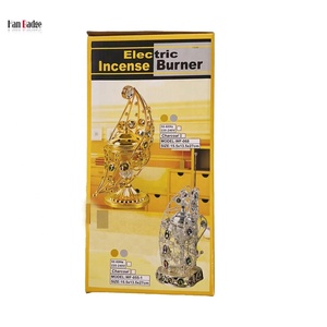 Quemador de Incienso Metálico de Lujo Estilo Medio Oriente con Cristal, Aromaterapia Terapéutica, Sándalo y Anís Estrellado - Product Image 5