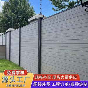 Nouvelle Clôture de Jardin en Composite WPC Écologique, Imperméable, pour l'Extérieur, avec Protection de la Vie Privée et de Sécurité, en Plastique, Fabrication OEM/ODM, Vente en Gros Personnalisée - Product Image 2