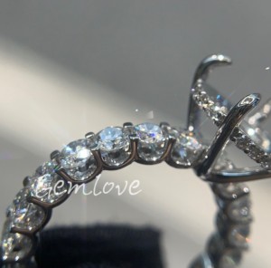 2025 nuevo anillo de mujer de oro de 18 quilates de moda, Diamante redondo cultivado en laboratorio certificado IGI, diseño de ajuste de punta, exclusivo para mujer - Product Image 5