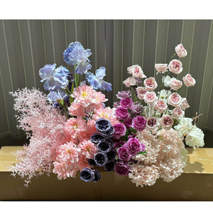 Flores artificiales de seda blanca Rosa de tallo largo para fiesta de boda, hogar, oficina y Navidad, escuela, decoraciones de Año Nuevo chino - Product Image 4