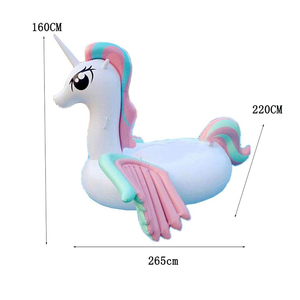 Phao Bơi Ngựa <span class=keywords><strong>Pegasus</strong></span> Bơm Hơi Khổng Lồ Cầu Vồng Cho Người Lớn - Product Image 2