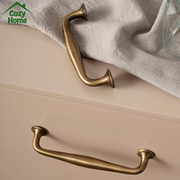Poignées de meuble en laiton massif de qualité supérieure, poignées de tiroir et de placard en laiton antique, boutons de meuble et de commode