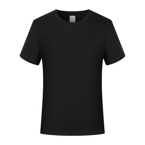 T-shirts de sport personnalisés en coton à faible MOQ pour hommes, grandes tailles, avec logo sur mesure – Vente en gros - Product Image 3