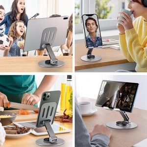 360 Degree Rotatable Full Aluminum Alloy Suction Cup Phone Stand Portable for Bed Table Desk Home Use - Product Image 6