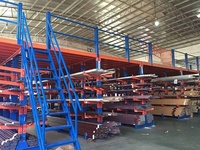 Systèmes de planchers en acier pour entrepôts, plateformes industrielles modulaires, plateformes de stockage en métal préfabriquées robustes, autoportantes