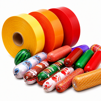 Boyau de saucisse en nylon thermorétractable inodore, qualité alimentaire, pour viande de charcuterie, longueur de rouleau personnalisée, marque privée, fournisseur en gros
