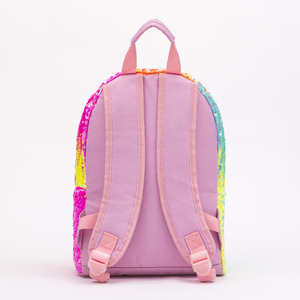 2020 fashion rainbow color sequin school backpack - Product Image 3