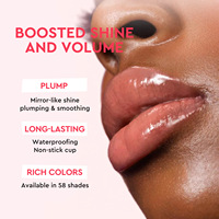Rouge à lèvres mat à faible MOQ, gloss à lèvres pailleté OEM sous marque privée, sans transfert, avec ingrédients naturels pour les soins de la peau