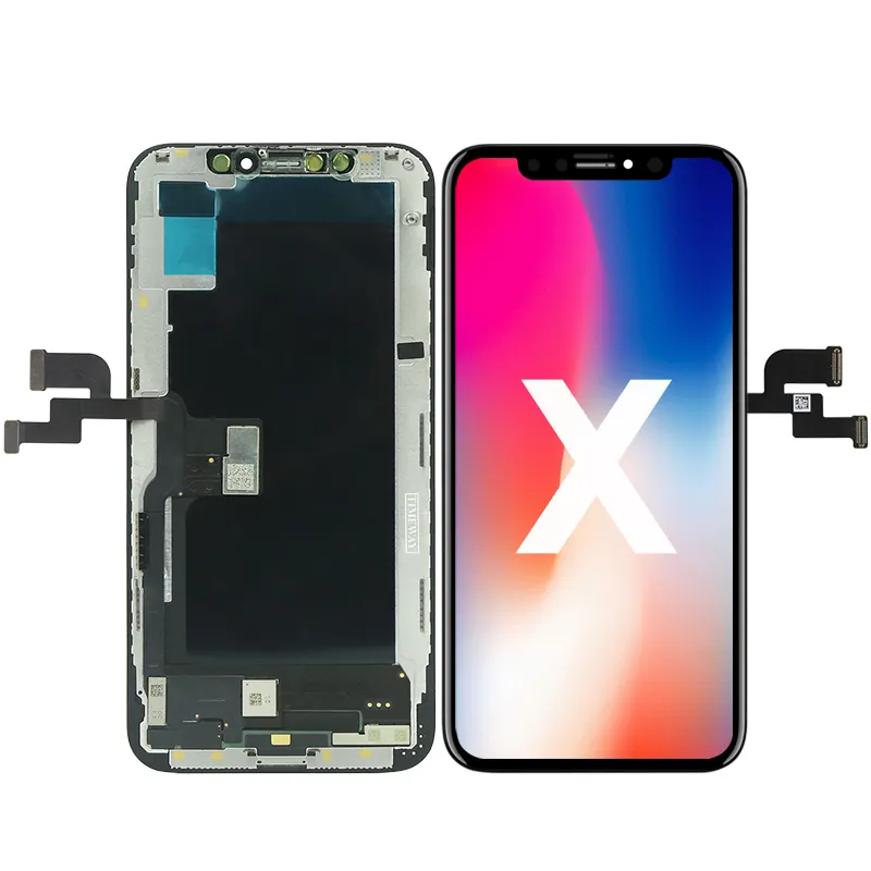 Prix usine en gros pour iPhone X LCD pour iphone x remplacement d'écran lcd pour iphone X affichage pour iphone x 11 12 écran oled