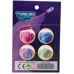 Spazio serie Galaxy Thinking Supr mastice quattro colori UV reattivo Stress Relief giocattoli melma trasparente - Product Image 3