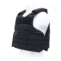 Chaleco Táctico de Protección VANDA 500D de Nailon con Corte Láser, Cierres Impermeables y Sistema Modular MOLLE para Servicio de Seguridad
