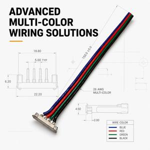 Arnés de Cableado de Cobre Multicolor Personalizado, Terminales Soldados con Precisión, Blindaje Resistente al Calor para Computadora y Motocicleta - Product Image 1