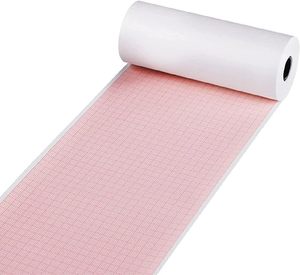 Tái sử dụng y tế tim mạch nhiệt nhạy cảm <span class=keywords><strong>ECG</strong></span> giấy nhiệt ghi âm biểu đồ giấy tương thích nhiệt ghi âm bao bì nhãn - Product Image 2