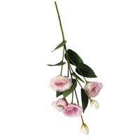 Bunga Lisianthus Buatan YJG-131 Semi-manual Semi-mekanis Dekorasi Pernikahan Rumah Hotel Restoran