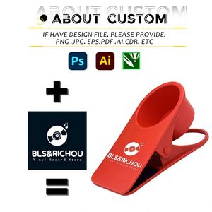 Clip porte-gobelet personnalisé en plastique pour bord de table avec logo – Vente en gros, support de rangement polyvalent pour bureau et décoration intérieure - Product Image 3