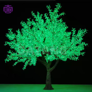 Magnifique arbre lumineux LED Ginkgo pour extérieur, éclat doré brillant, idéal pour la décoration de jardin, de bord de mer, de camping et d'aires de loisirs, à vendre. - Product Image 6