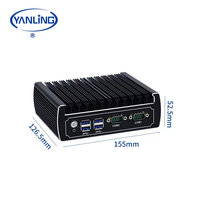 Yanling N13L2 8th Generation Core Mini computadora de Control Industrial Dual Network Fanless Linux Downloader Small Mini PC para quiosco