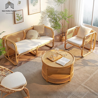 Vente directe de fauteuils simples contemporains en rotin naturel écologique pour la maison, les salons, les chambres, le bureau à domicile