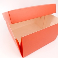 Boîte d'emballage en papier à gâteau de 8 pouces à conception personnalisée Boîtes de qualité alimentaire pour gâteaux de dessert et boulangerie