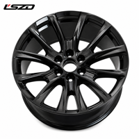 Jantes de luxe multi-rayons noires brillantes LSZD 22 24 26 pouces 6x139.7 pour SUV et pick-up