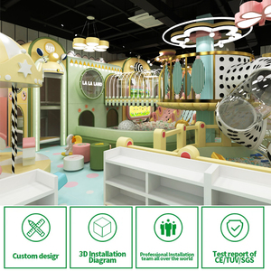 New Design Kids Indoor Soft Play Indoor Play Center Children <b>Small</b> Indoor Playground Equipment with <b>Slide</b> Ball Pool Ocean Ball - Product Image 3
