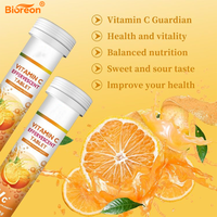 Comprimés Effervescents Classiques Citron Bergamote Amer Mélangé Séville Recharge Énergisante Force Vitamine C